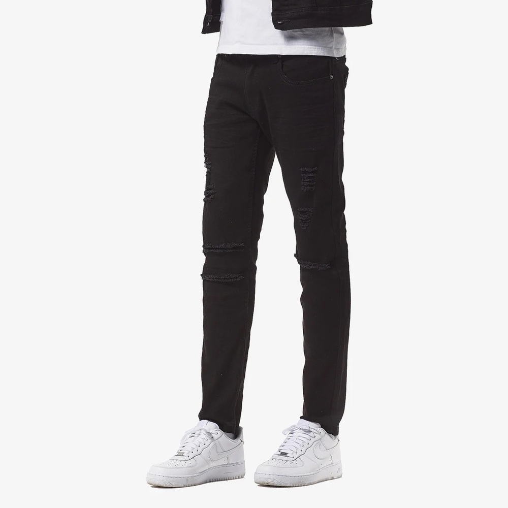 Copper Rivet Black Denim Pant